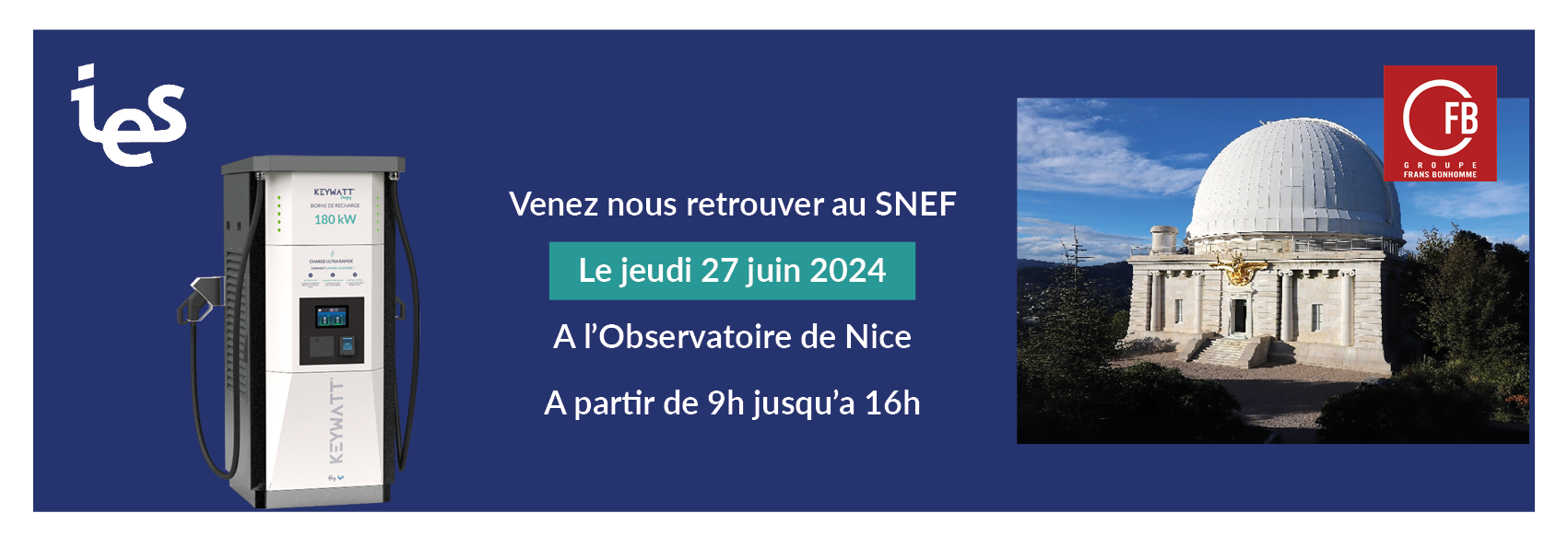 SNEF IES SYNERGY sera présent au Forum SNEF 2024 à Nice ! 